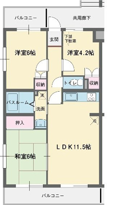 サンパークヒルズ高砂の間取り