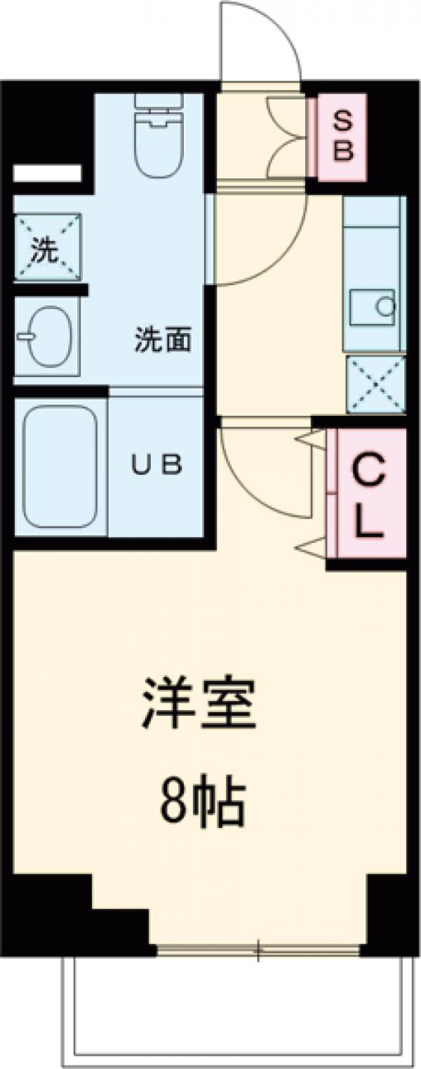 THE MARK COURTⅡの間取り