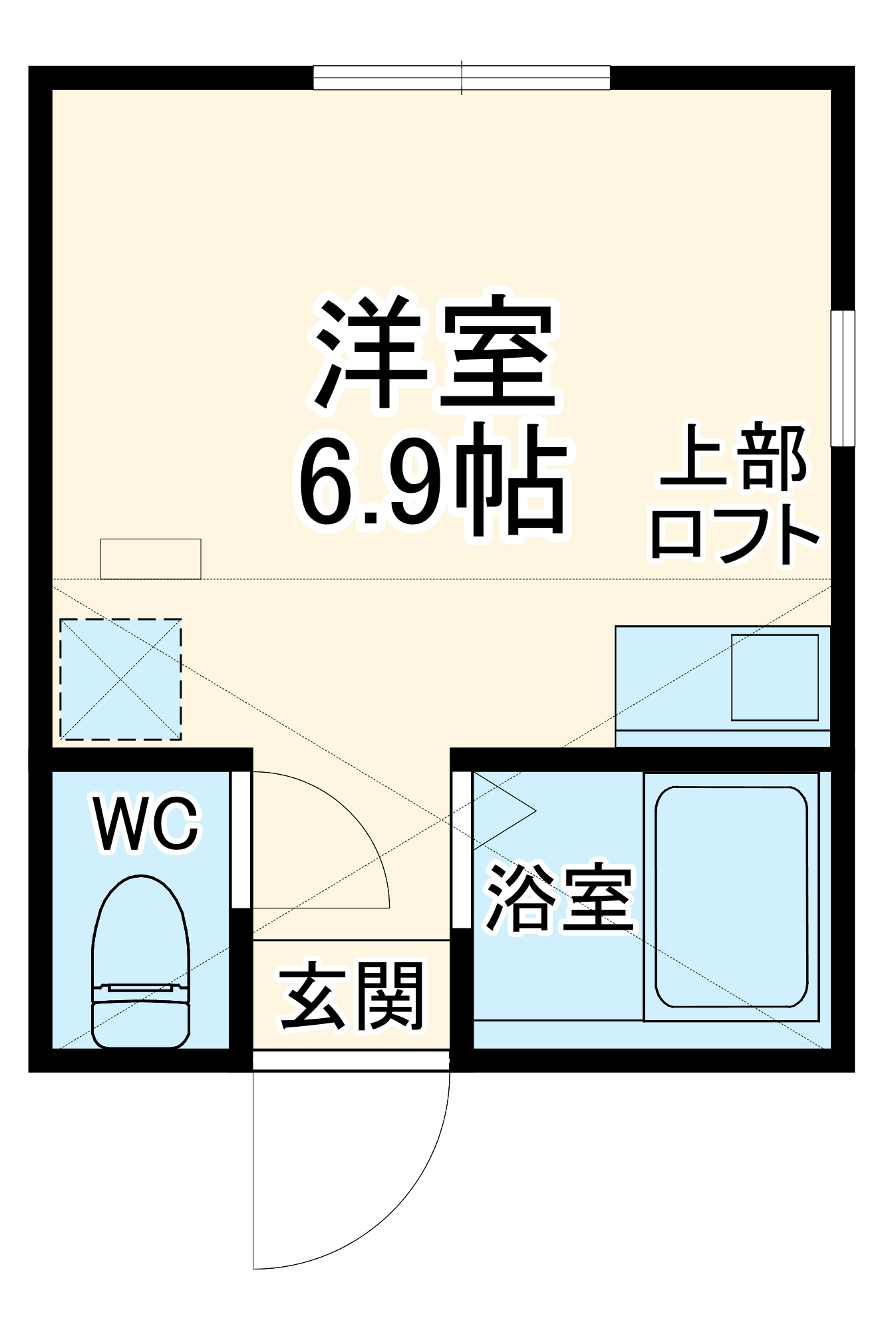 ユナイト二俣川フィルフォーデンの間取り