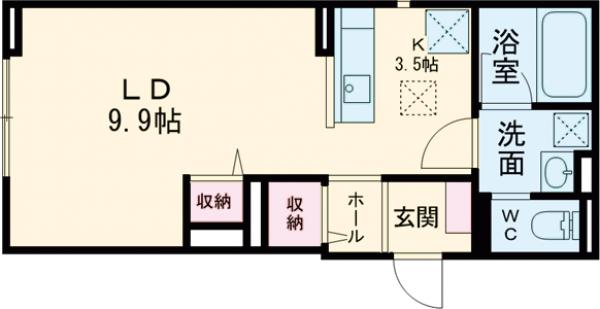 M・レジデンス一番町の間取り