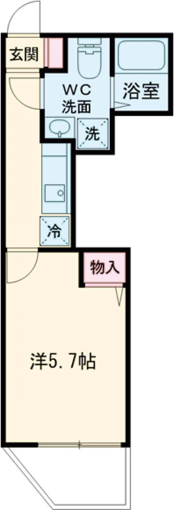 リープ立石の間取り