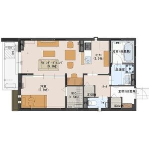 Ｍ・レジデンス一番町・302号室の間取り