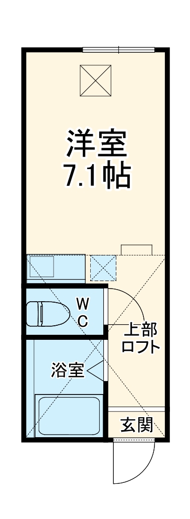 ユナイト新子安プラチナバウムの間取り