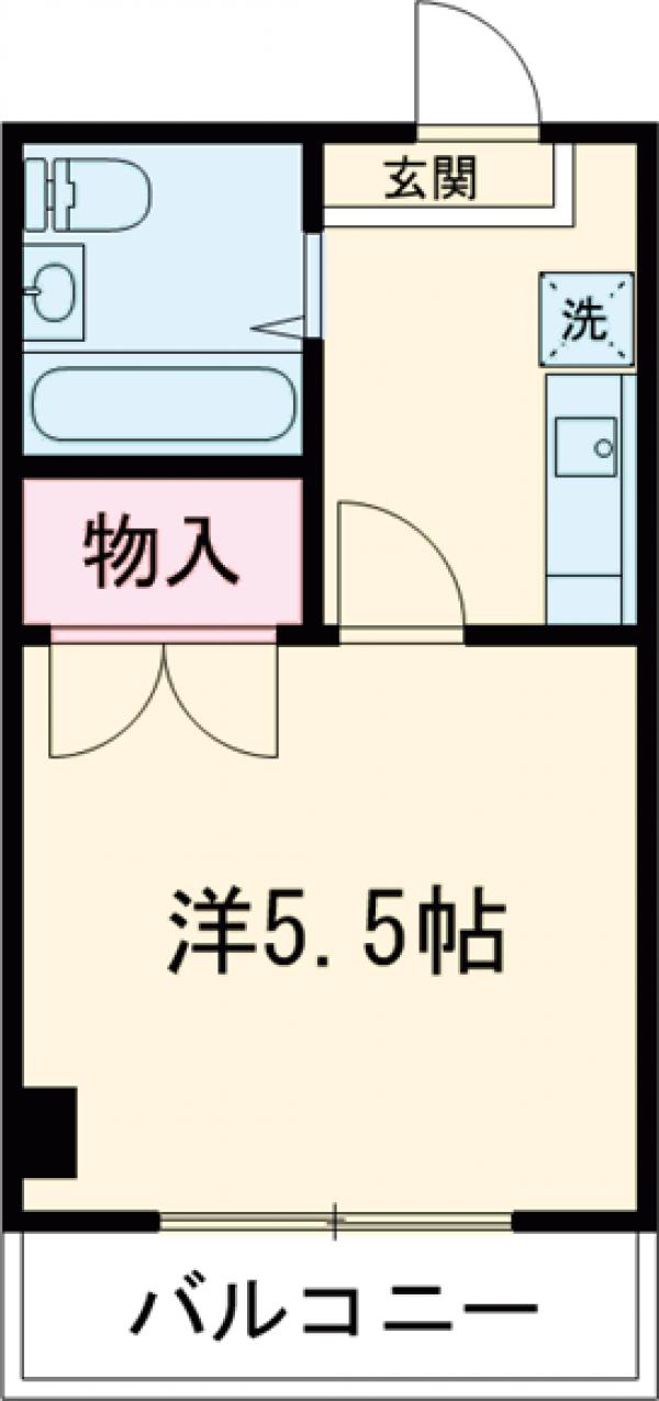 KITANO APARTMENT経堂の間取り
