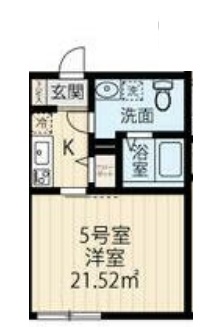 アベニール大和の間取り