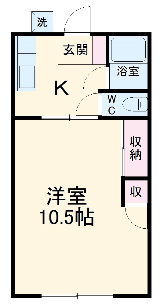 コーポ山田の間取り