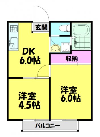 キャッスル・リナの間取り