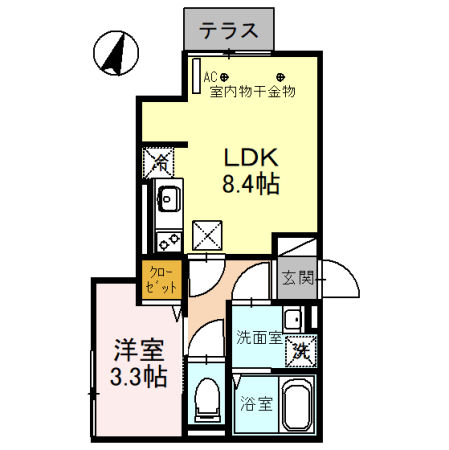 スーペリエの間取り