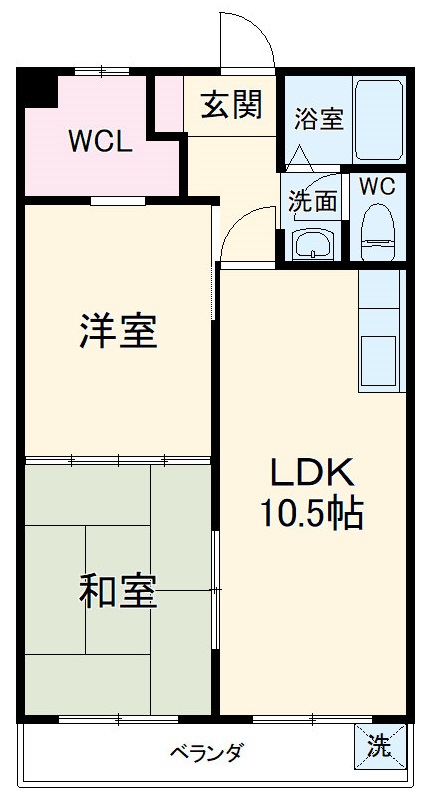 第二辻ビルの間取り