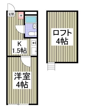 リコリスBの間取り
