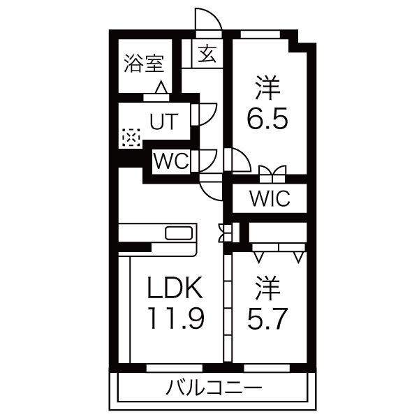 シェルコートの間取り
