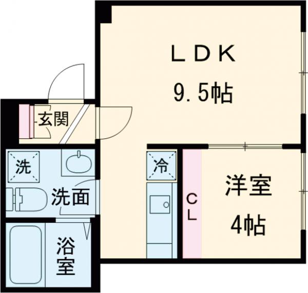 CASA PIAZZA 新蒲田の間取り