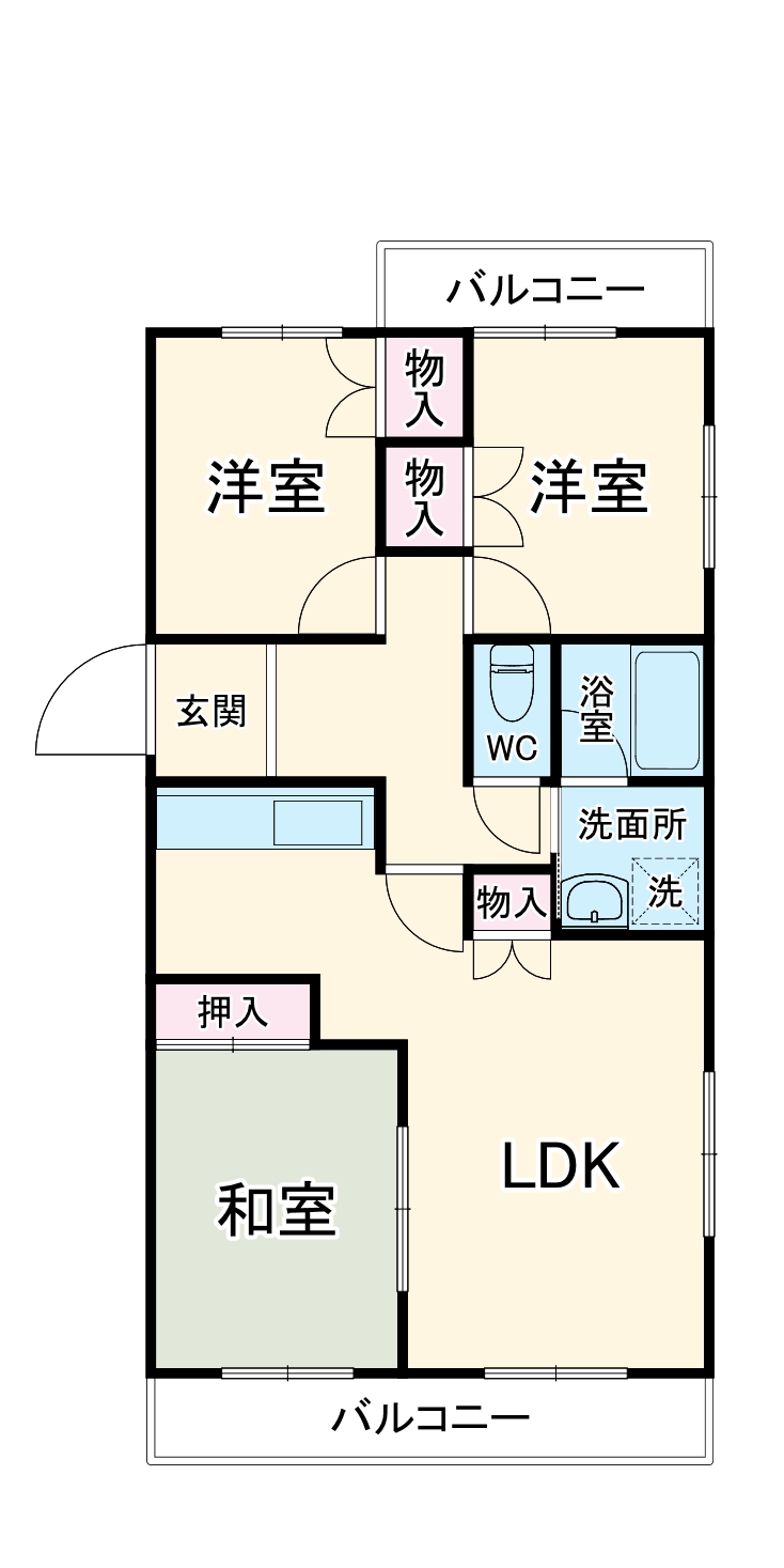 フィオーレ佐鳴台の間取り