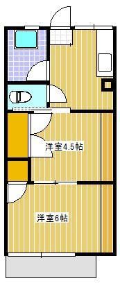 シティーハイム桜の間取り