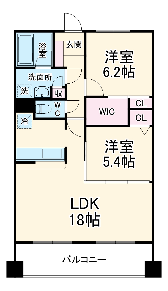 ソシア楠乃木藤が丘の間取り