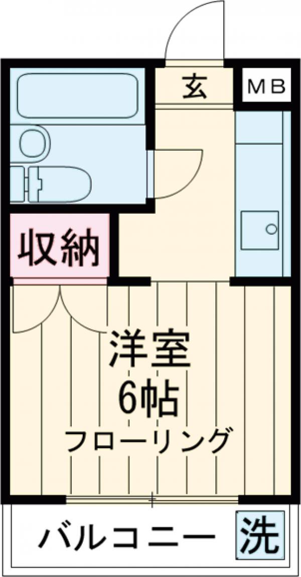 コーポ東山の間取り