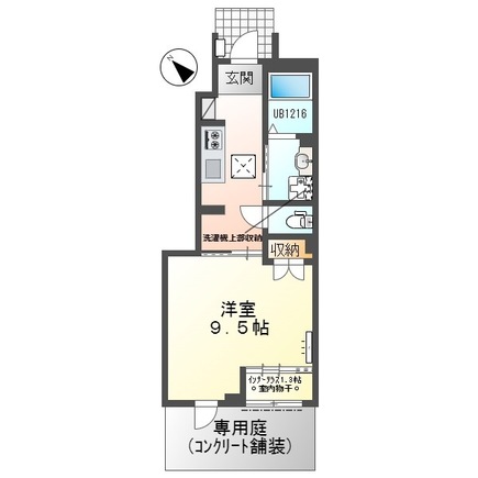 サンシャインテラス・106号室の間取り