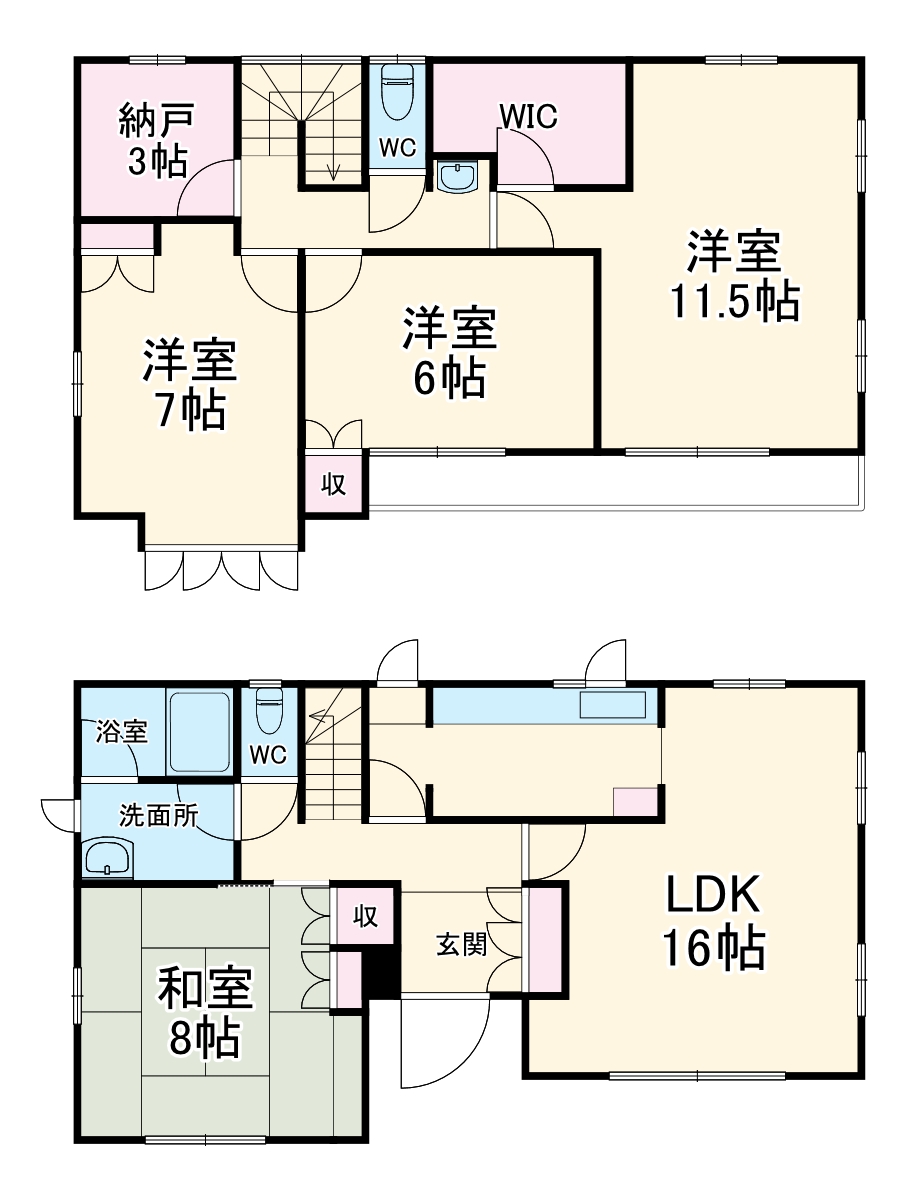 足立邸の間取り