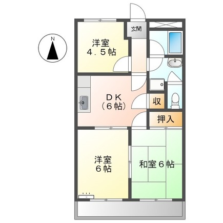 ダイナーズハイツの間取り
