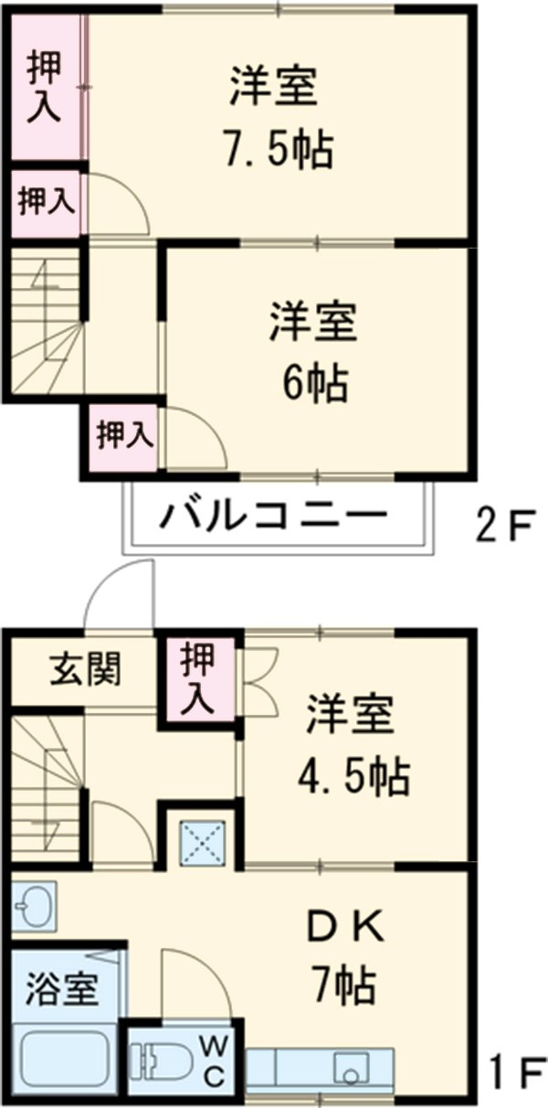 東町テラスの間取り