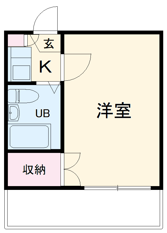 月会町レジデンスの間取り