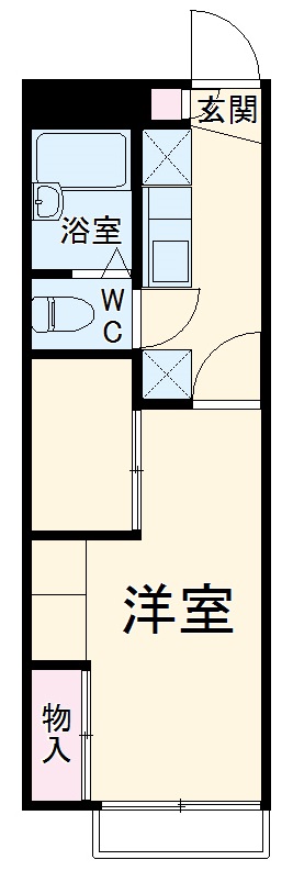 レオパレスルミナスの間取り
