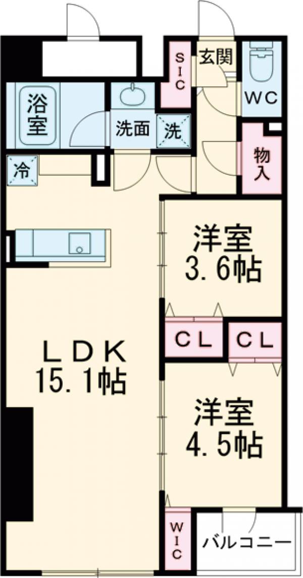 アーバンパーク志村坂上の間取り