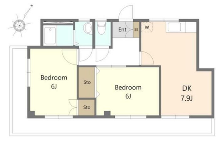 ツクバハイツの間取り