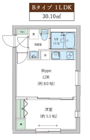 レオーネ早稲田の間取り