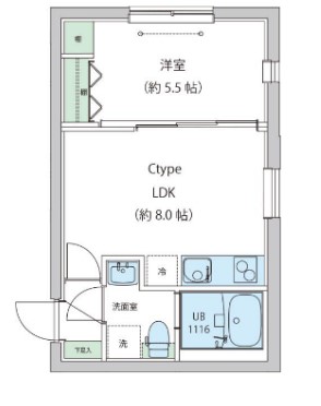 レオーネ早稲田の間取り