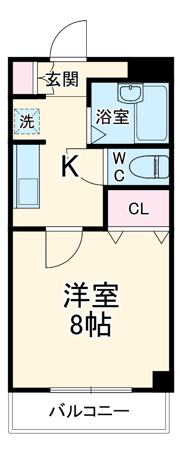 さくら・301号室の間取り
