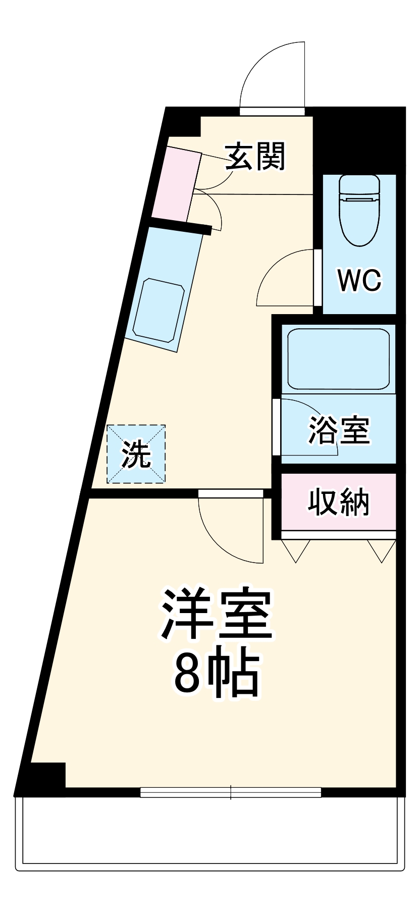 さくら・302号室の間取り