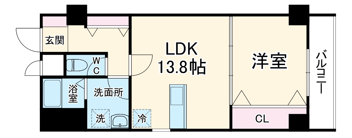 キンブリッジ壬生西院駅前の間取り