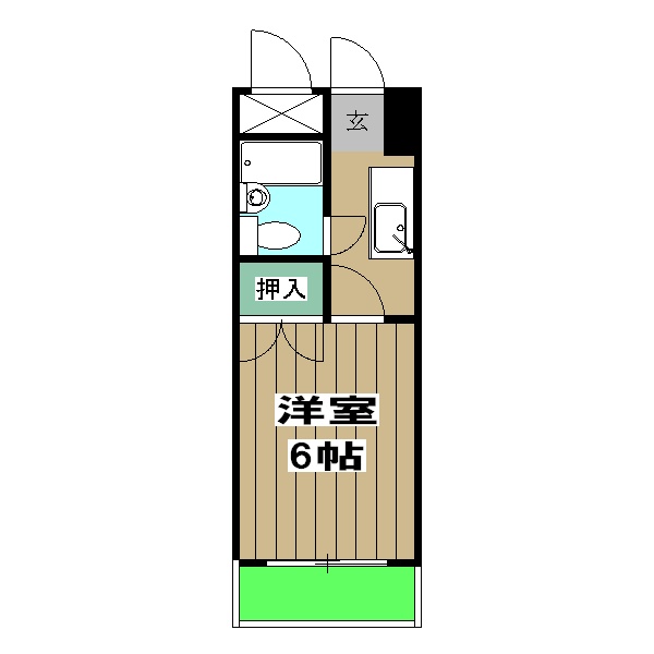 ピエスあさのBの間取り
