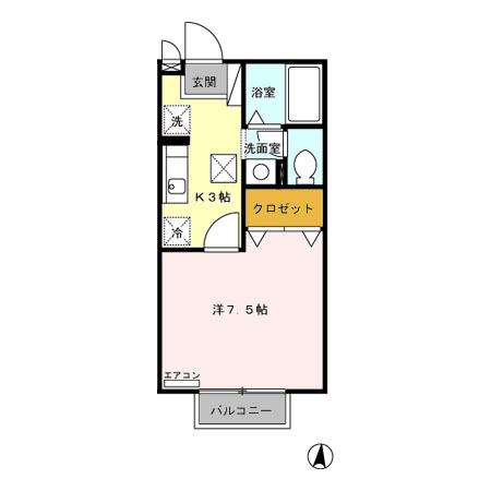 ルーチェ A/Bの間取り