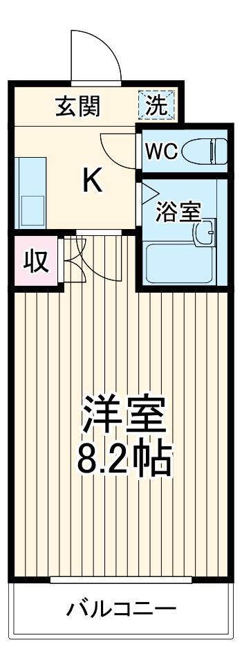 メゾンドエクレールの間取り