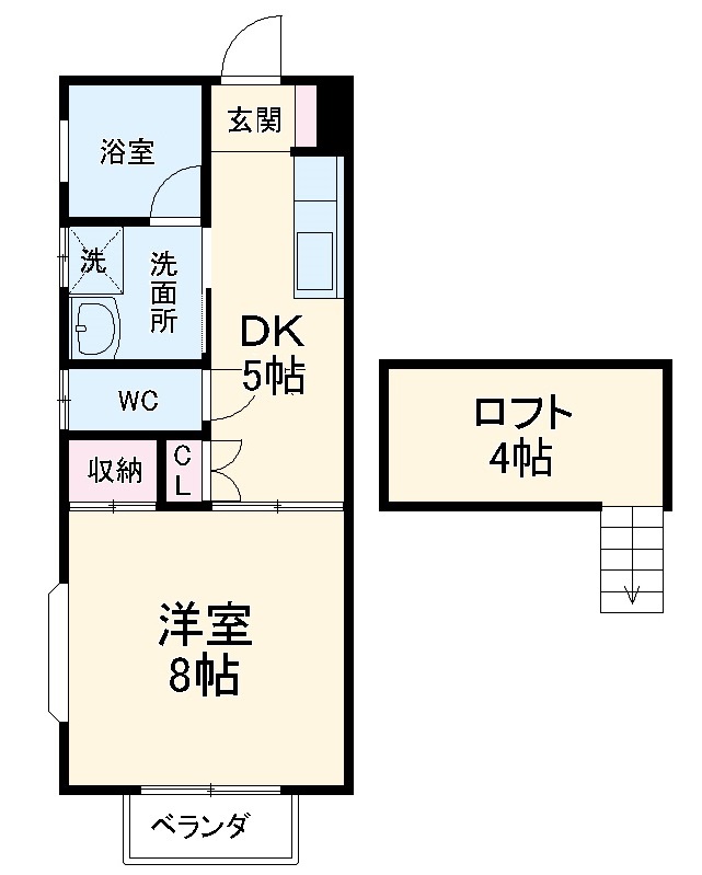 プランドール東町Ⅱの間取り