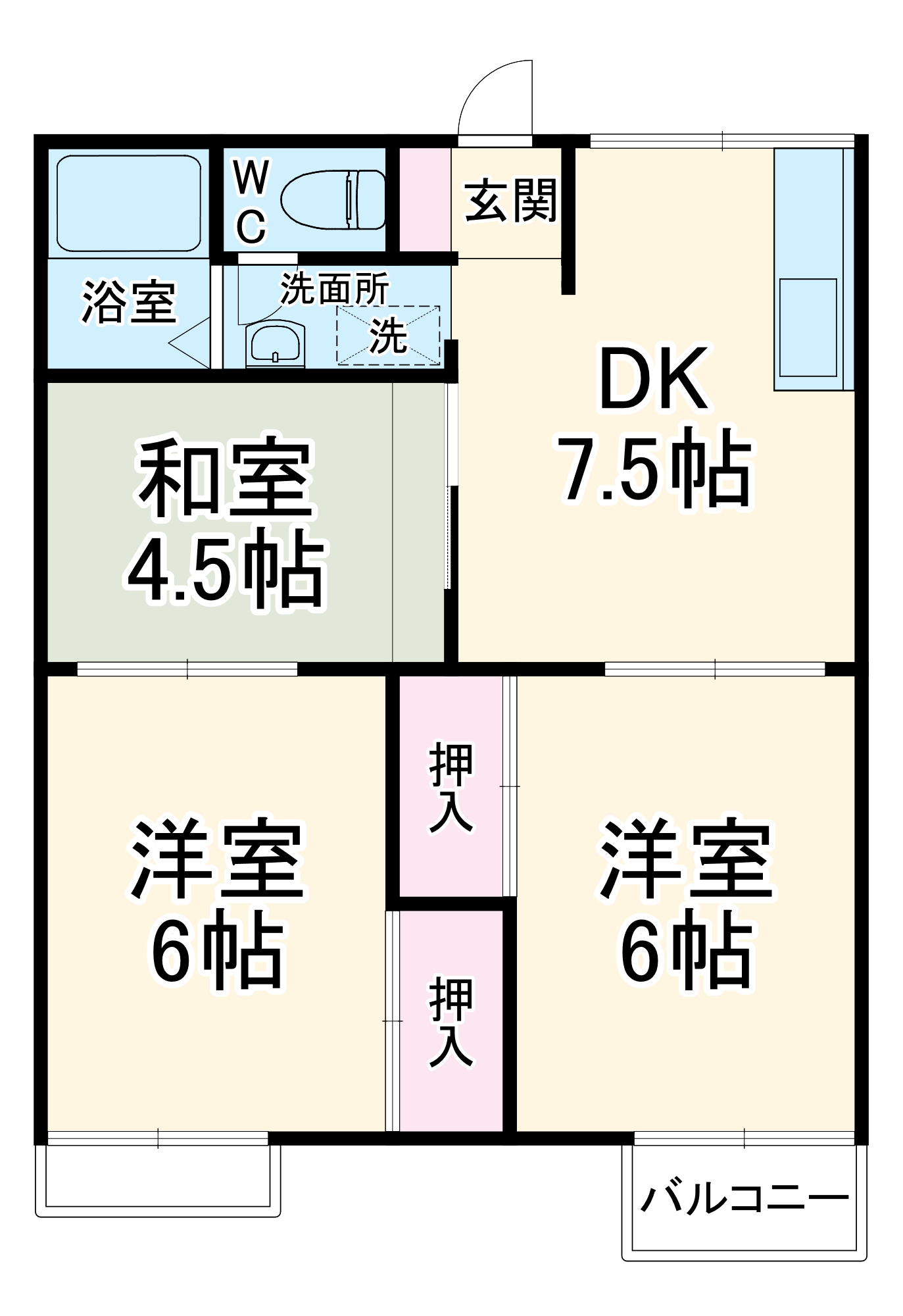 メゾン・ド・Bellの間取り