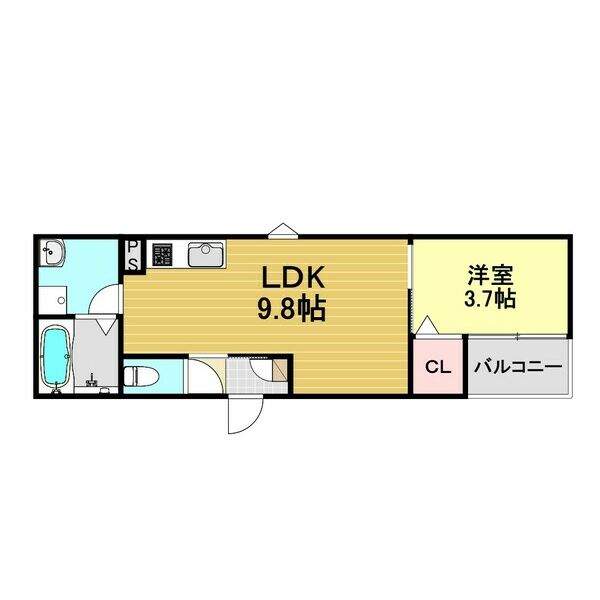 LECOCON津島Ⅱの間取り