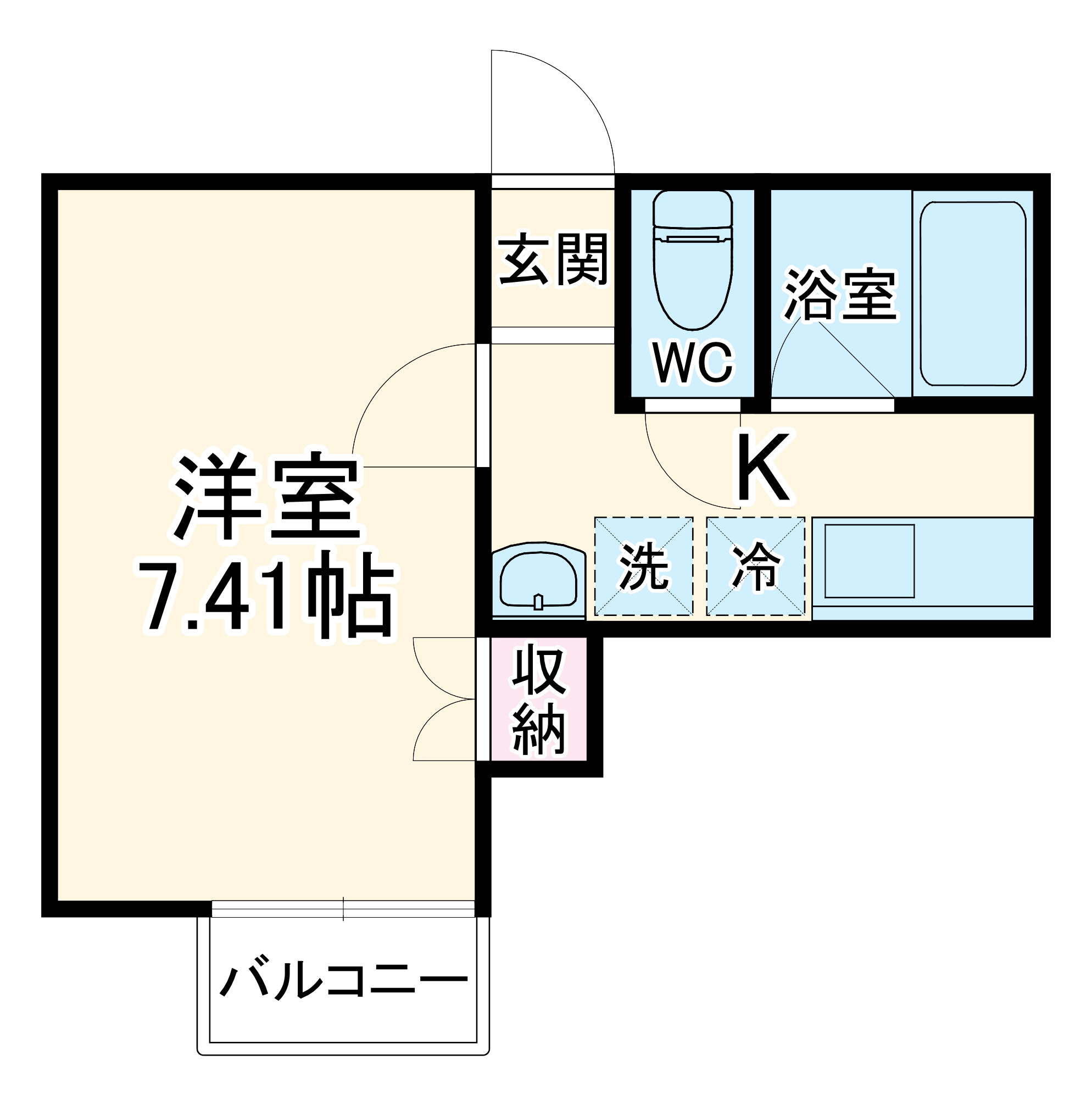 ステーションライツ志津の間取り