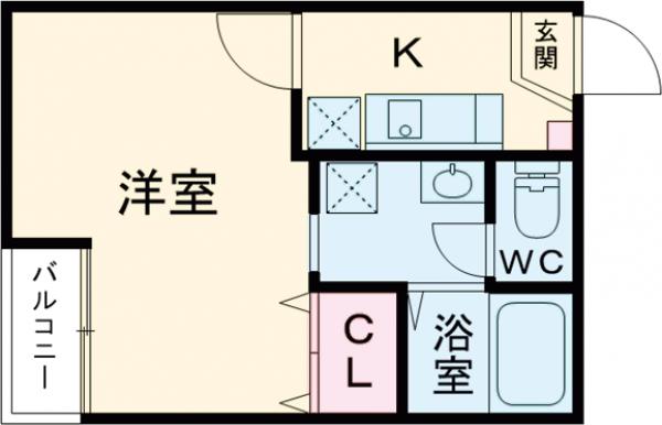 アデライデ東浦和の間取り