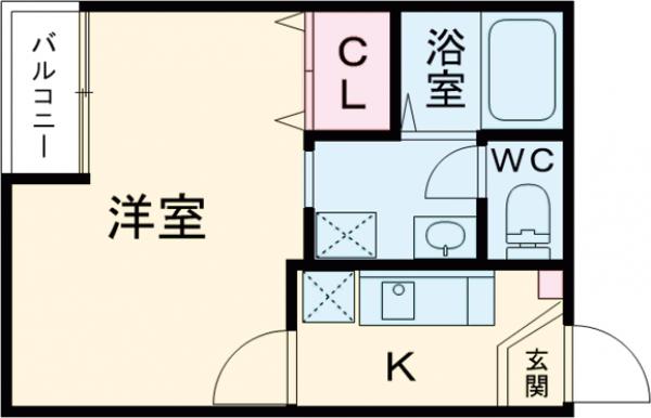 アデライデ東浦和の間取り