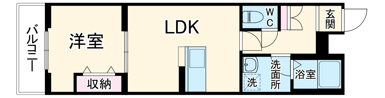 リーブルファイン大袋駅前の間取り