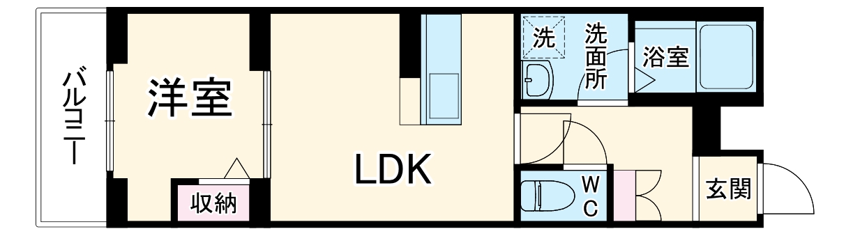 リーブルファイン大袋駅前の間取り