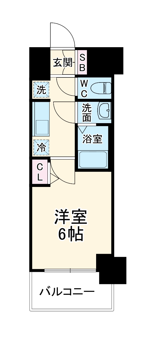プレサンス名古屋ルーカスの間取り