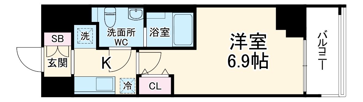S-RESIDENCE横濱吉野町の間取り
