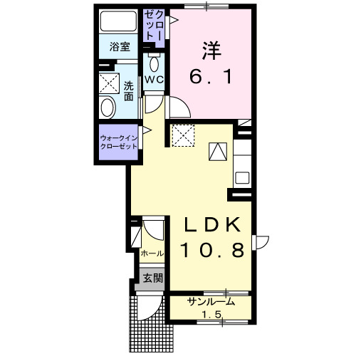 メゾン・ド・メルヴェイユの間取り