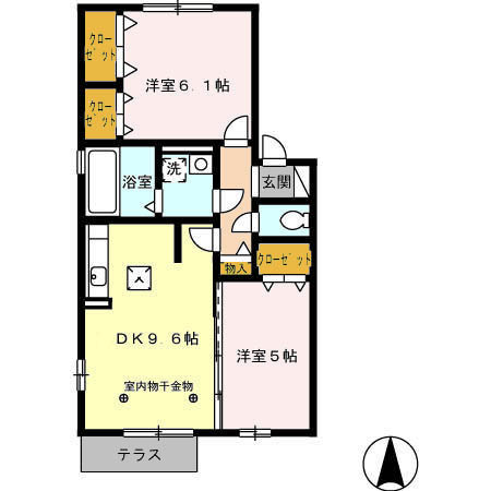 アルカンシエルの間取り