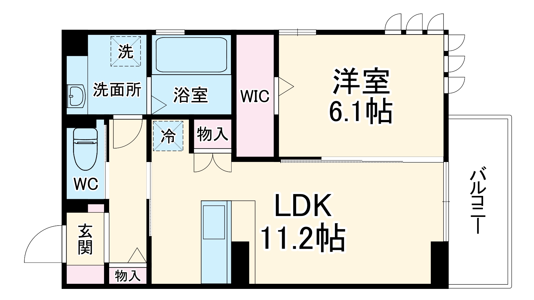 ソルティバレーの間取り