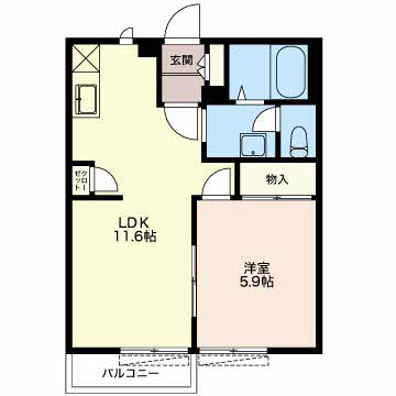 リベールAの間取り